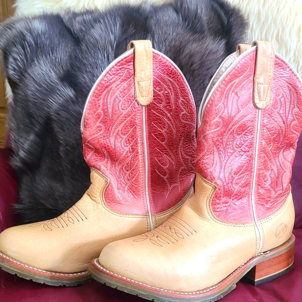 Double HH Women's Cowboy Boots size 6.5